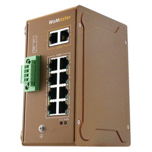 WoMaster DS210 Industrial 8+2G Unmanaged Ethernet Switch